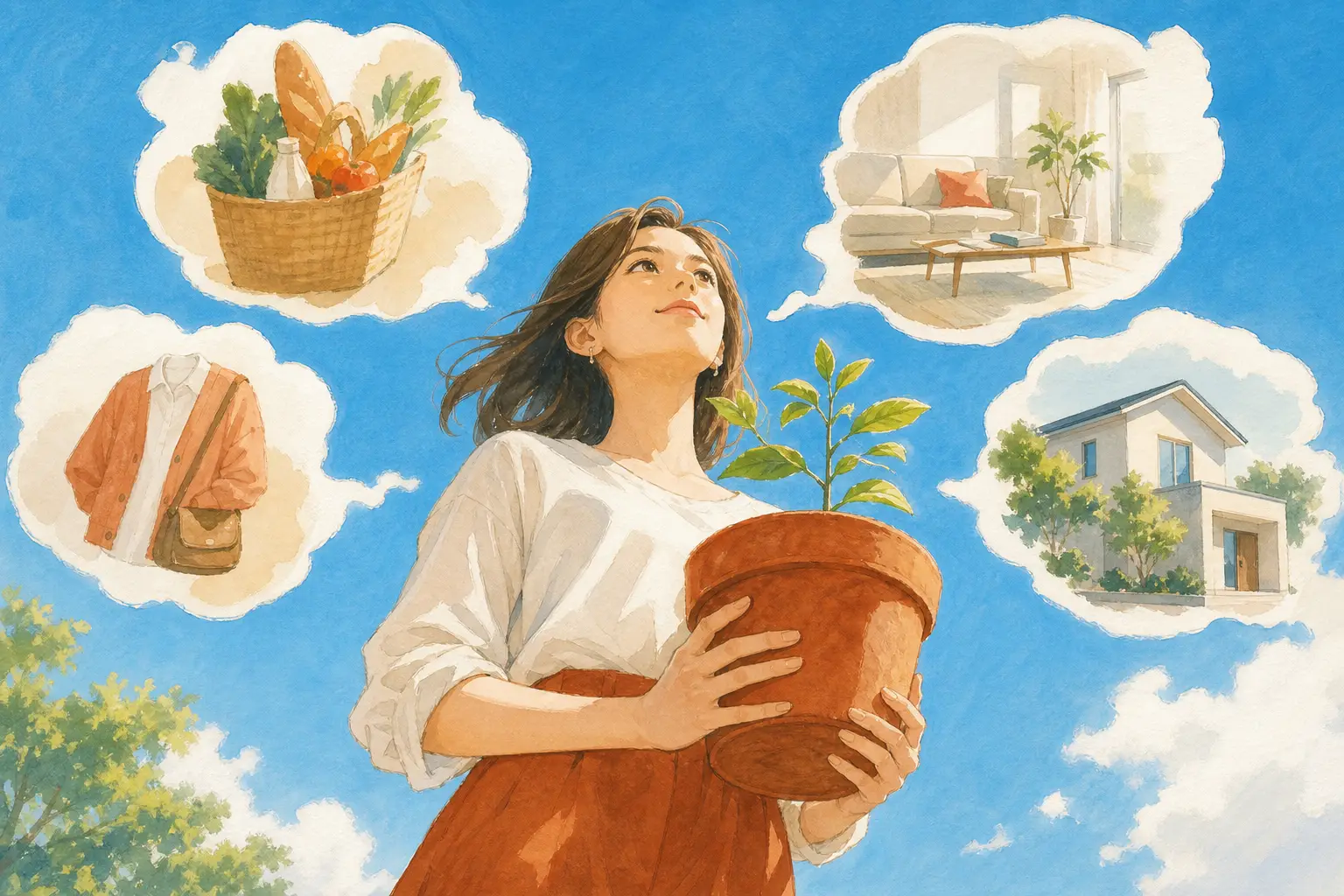 生活に必要な資産はいくら?毎月の生活費から逆算する