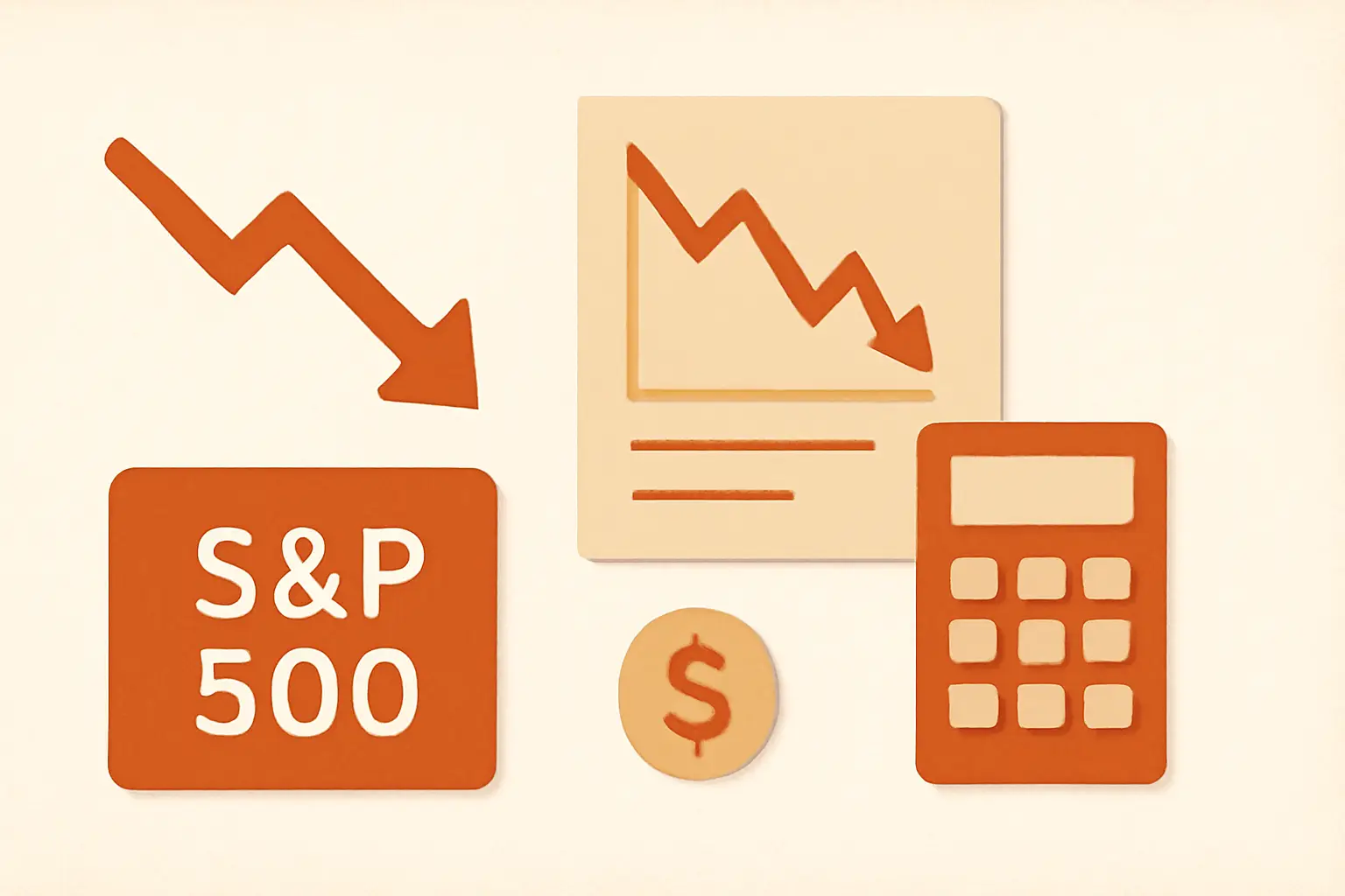 S&P500下落の理由と仕組みを解説|暴落時の対処法まで